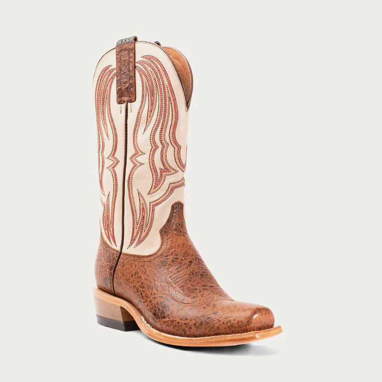 Hyer Men's Stafford Western Boot- Brown/White - Irvine Tack & Western Wear