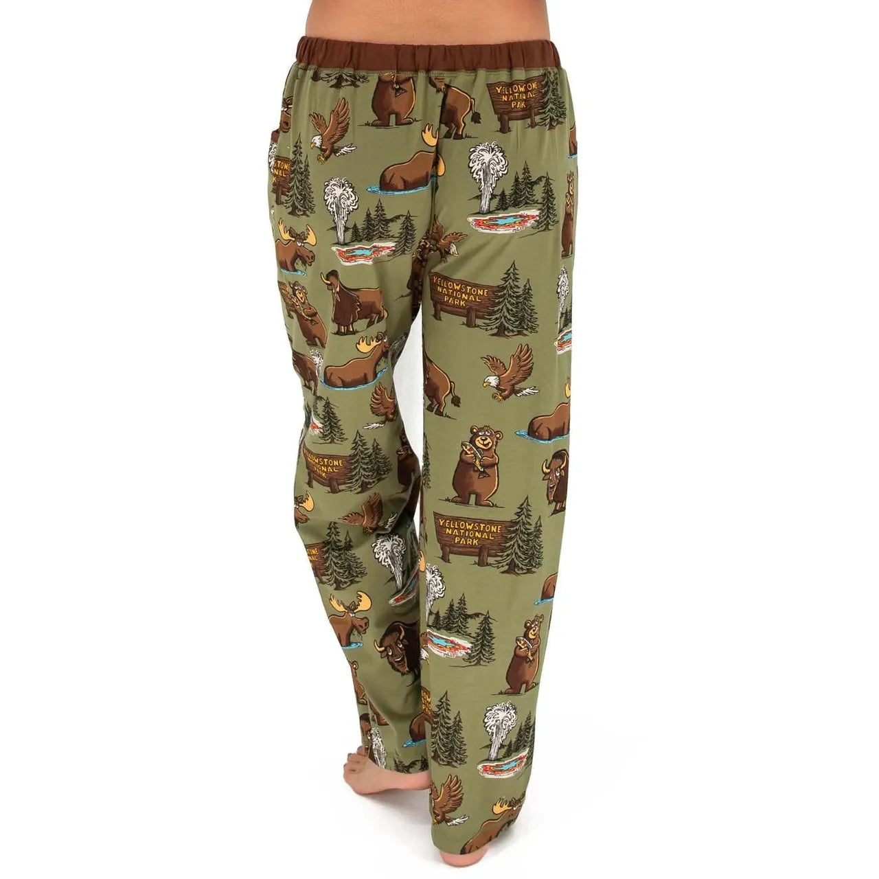 Lazy One Women's Yellowstone Regular Fit PJ Pant - Sage Green