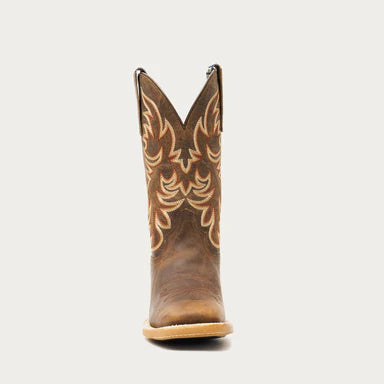 Hyer Women's Topeka Western Boot- Tan/Tan