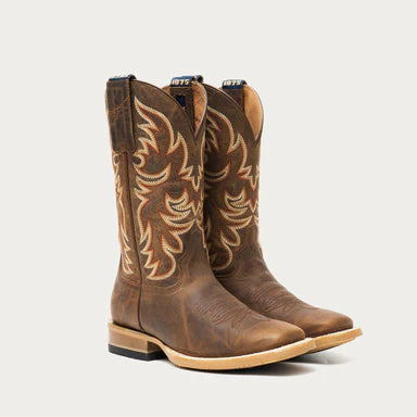 Hyer Women's Topeka Western Boot- Tan/Tan
