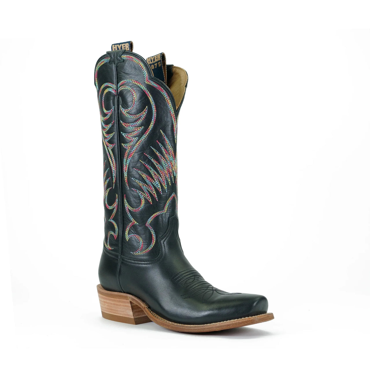 Hyer Women's Leawood Western Boots - Black Top-Shelf Cowhide