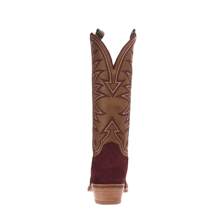 Hyer Women's Rose Hill Western Boots- Burgundy