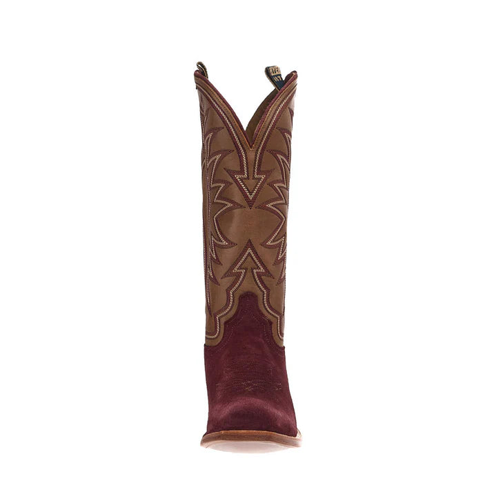 Hyer Women's Rose Hill Western Boots- Burgundy