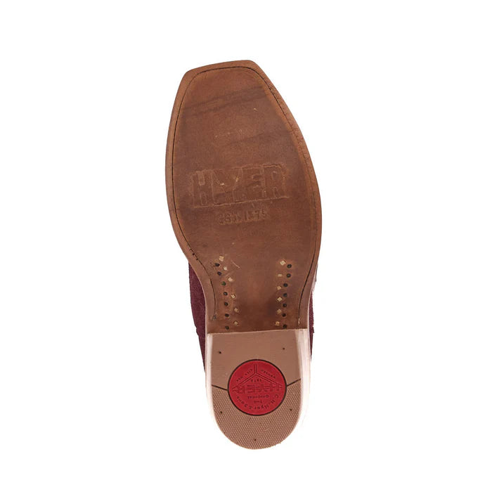 Hyer Women's Rose Hill Western Boots- Burgundy