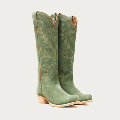 Hyer Women's Abbyville Western Boots-Green