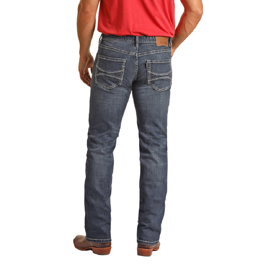 Hooey Men's Revolver Straight Jeans - Medium Vintage