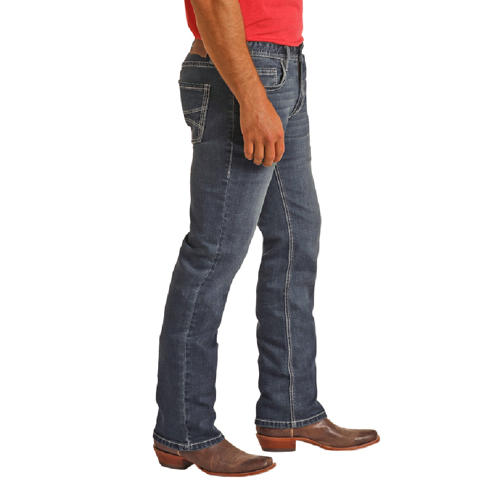 Hooey Men's Revolver Straight Jeans - Medium Vintage
