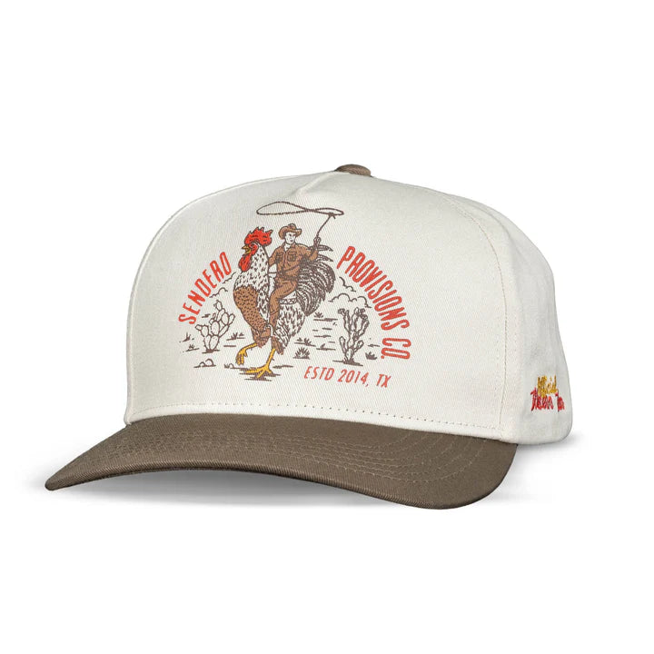 Sendero Official Western Hat  - White/Brown - Irvine Tack & Western Wear
