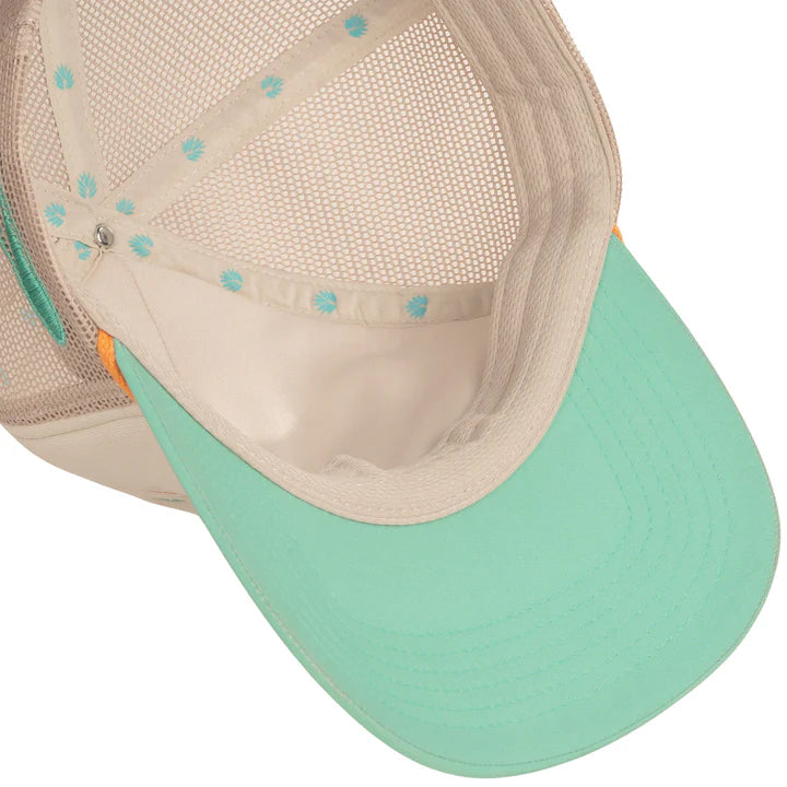 Sendero Costal Cowgirl Hat  - Cream/Teal