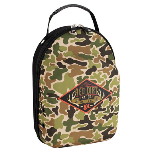 Red Dirt Hat Co. Cap Carrier with Sunglasses Case - Camo