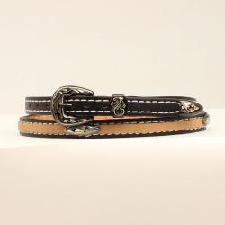 Twister 3/8" Hat Band- Black