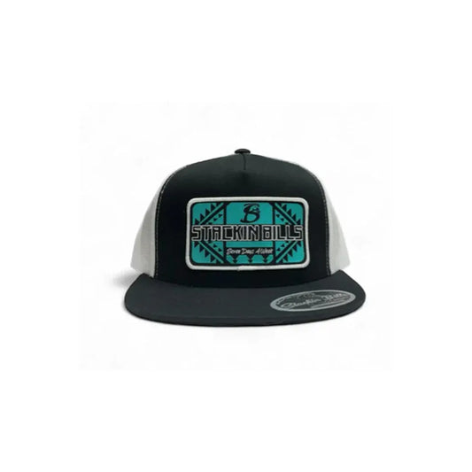 Stackin Bills Tribal Flat Billed Cap - Black