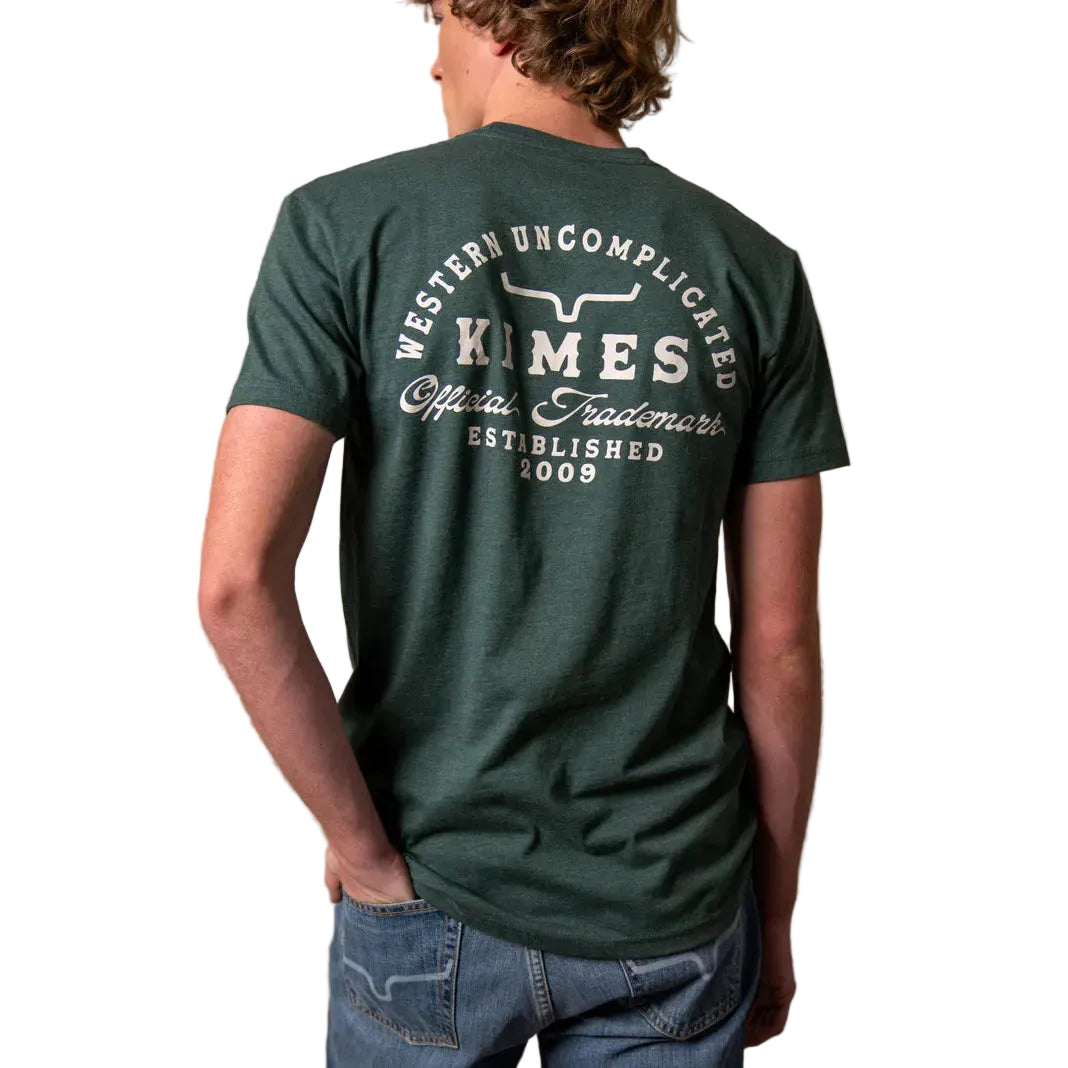 Kimes Men's Heavy Text Short Sleeve Tee Shirt - Multiple Colours