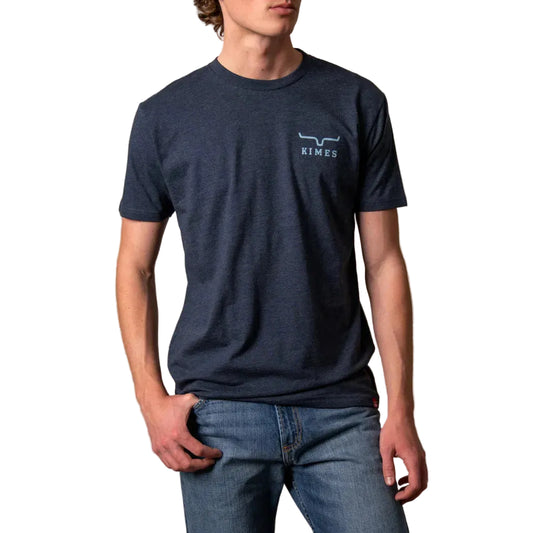 Kimes Men's Heavy Text Short Sleeve Tee Shirt - Multiple Colours