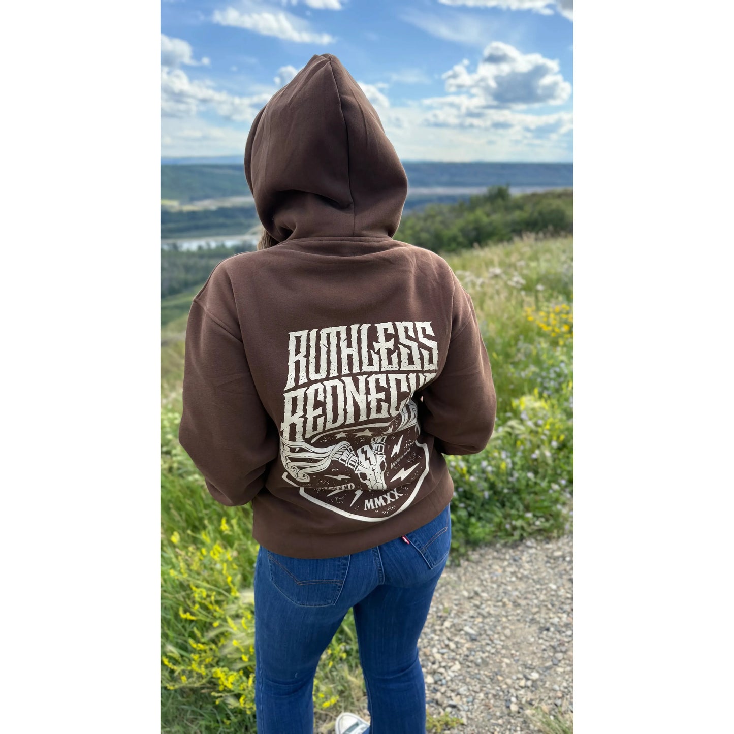 Ruthless Rednecks - Roadkill Supercharged Hoodie - Brown