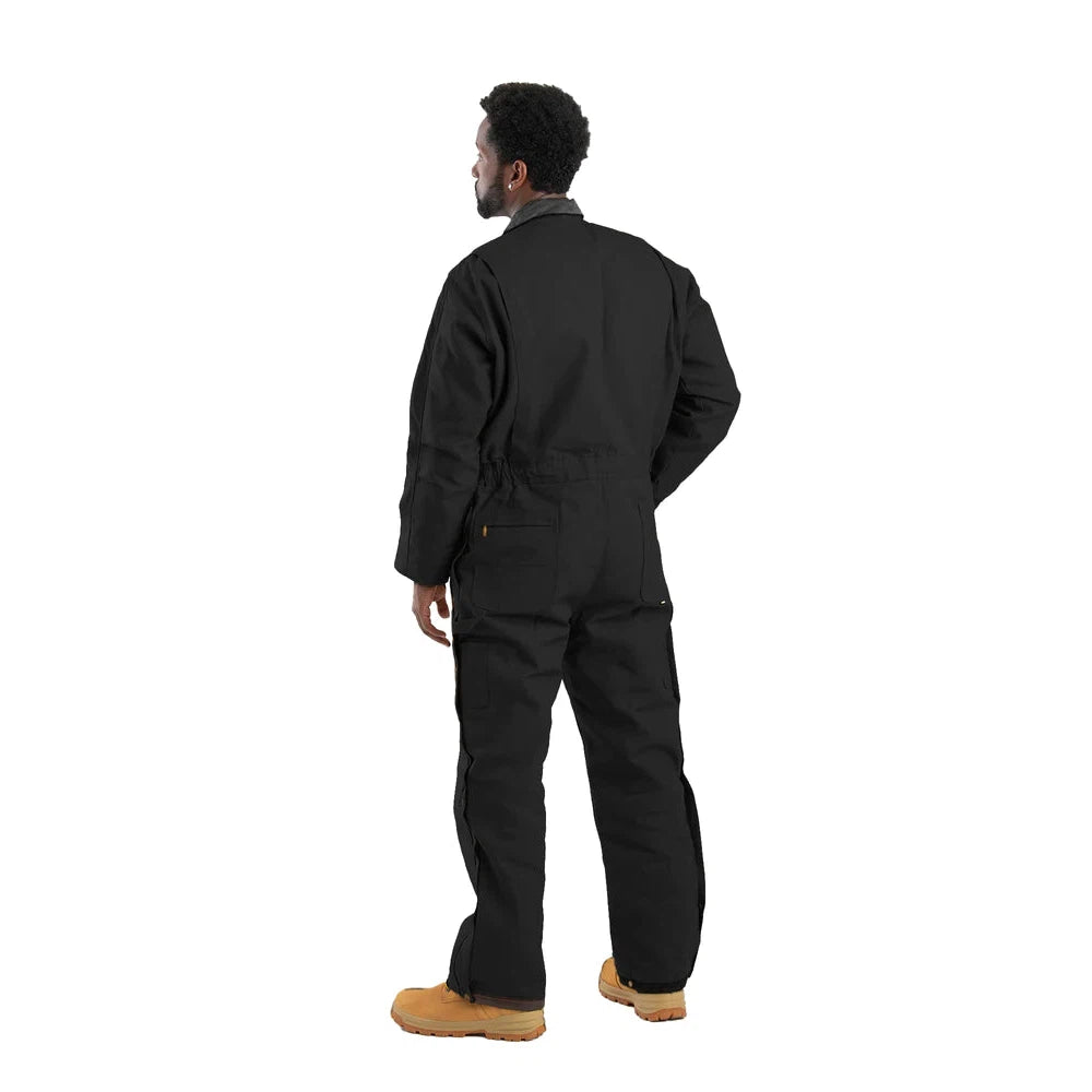 Berne Men's Heritage Duck Insulated Coverall - Black