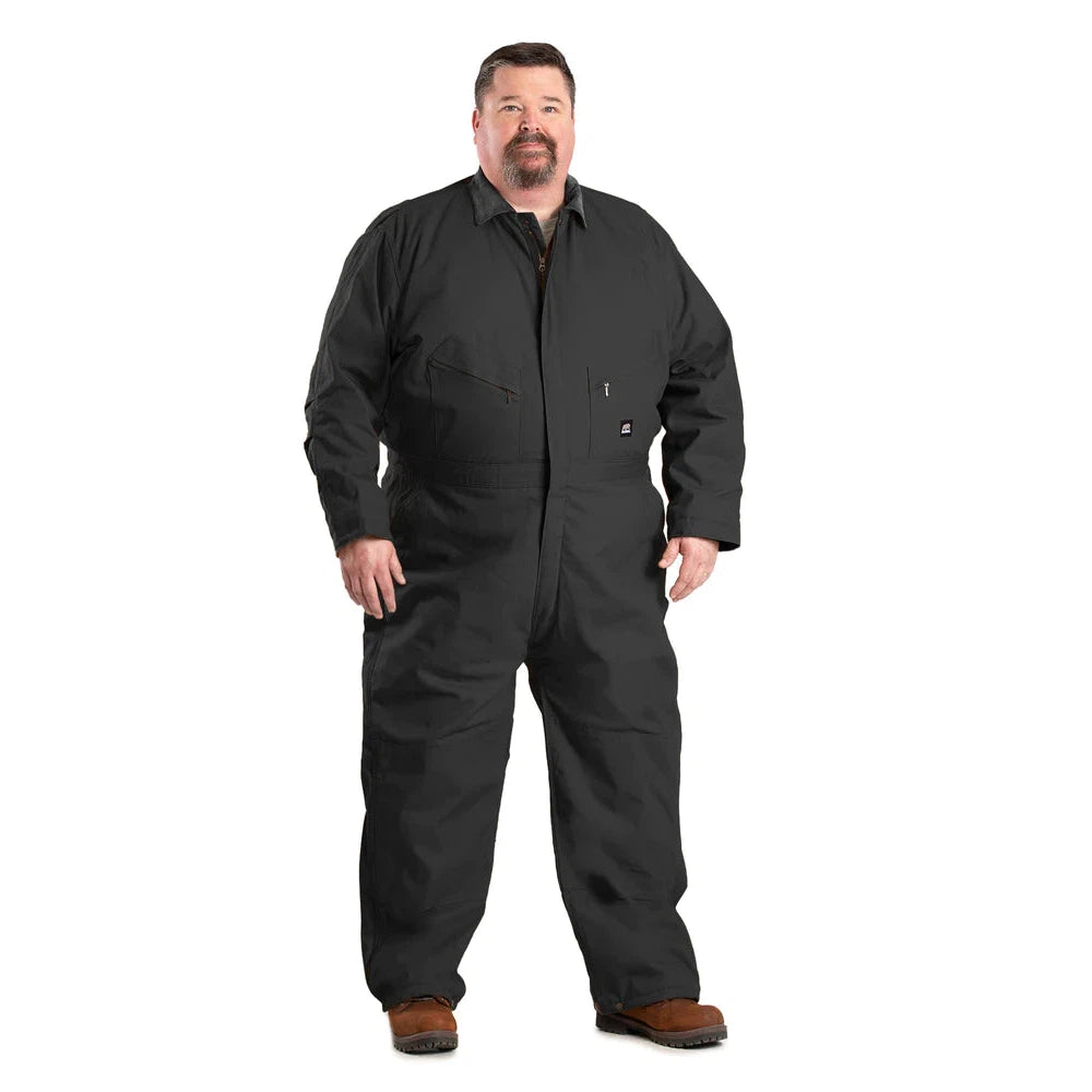 Berne Men's Heritage Duck Insulated Coverall - Black