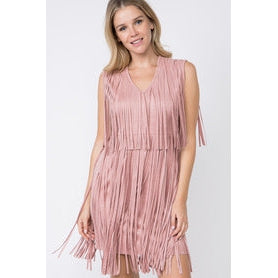 Vocal Women's Dress w/Fringe - Assorted Colours