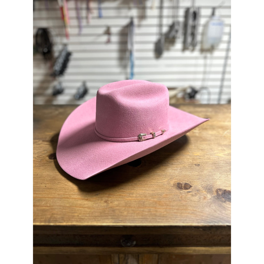 PROHATS Wool Felt Precreased Western Hat - Calgary Pink - Irvine Tack &amp; Western Wear