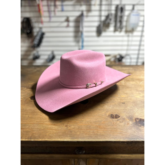 PROHATS Wool Felt Precreased Western Hat - Calgary Pink