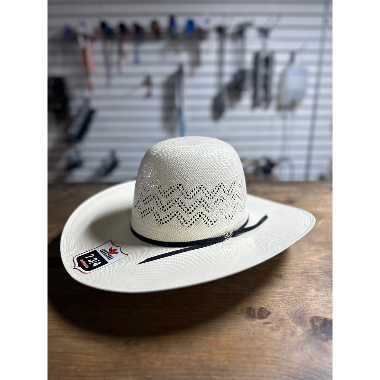 ProHat Straw Open Crown  Western Hat - PH55O
