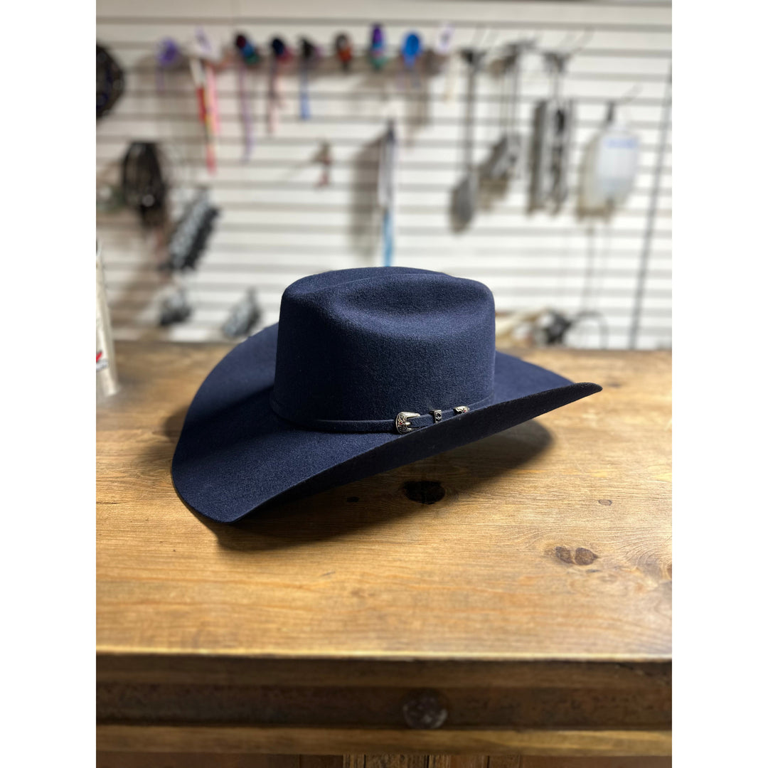 PROHATS Wool Felt Precreased Western Hat - Fort Worth Blue