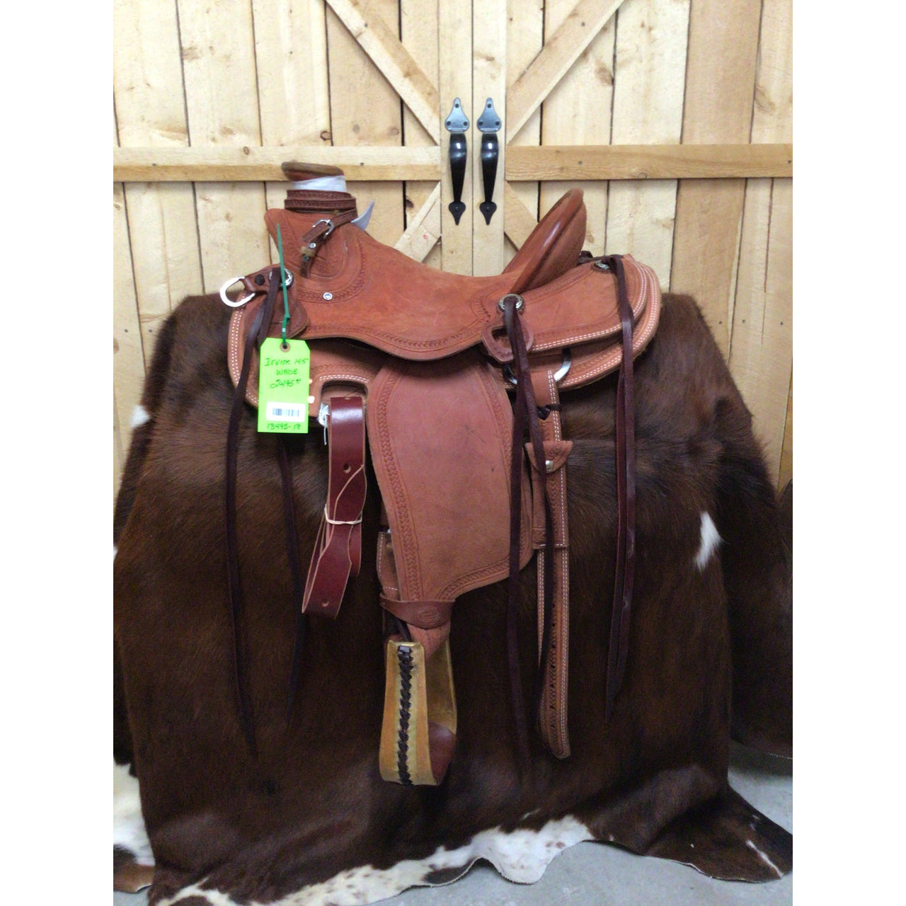 Irvine 14.5" Wade Ranch Saddle All Rough Out