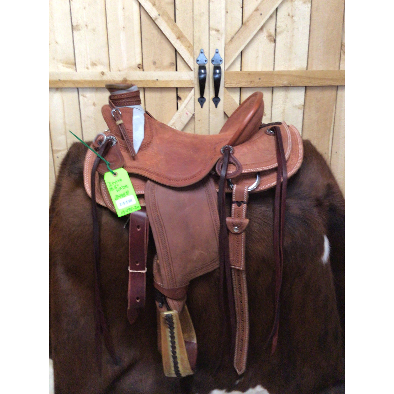 Irvine 15.5" Wade Ranch Saddle All Rough Out