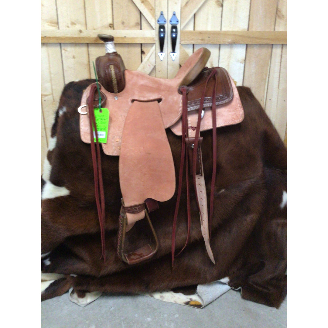 Irvine 13.5" Post Horn Association Modified Ranch Saddle - 1/4 Basic Tooling