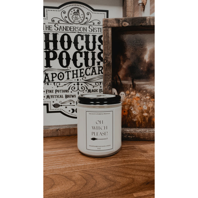 Dusty Sparrow Seasonal Candle - Oh Witch Please!