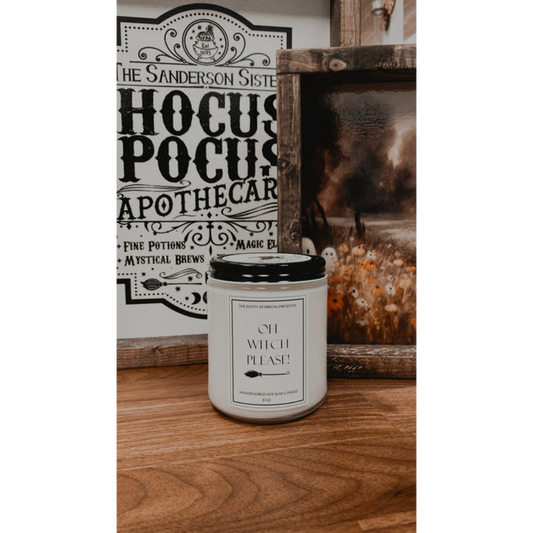 Dusty Sparrow Seasonal Candle - Oh Witch Please!