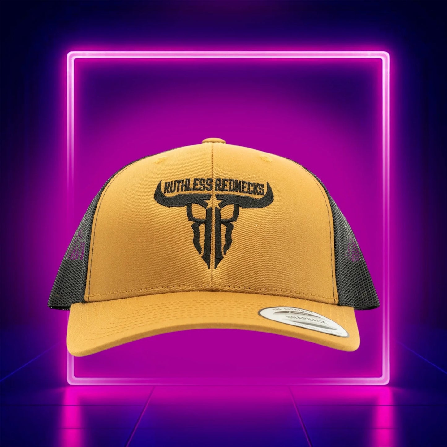 Ruthless Rednecks Raw Talent Curved Brim Hat - Caramel