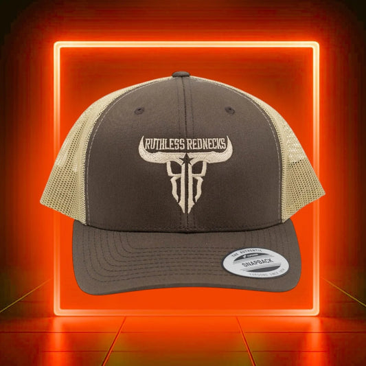 Ruthless Rednecks Raw Talent Curved Brim Hat - Brown