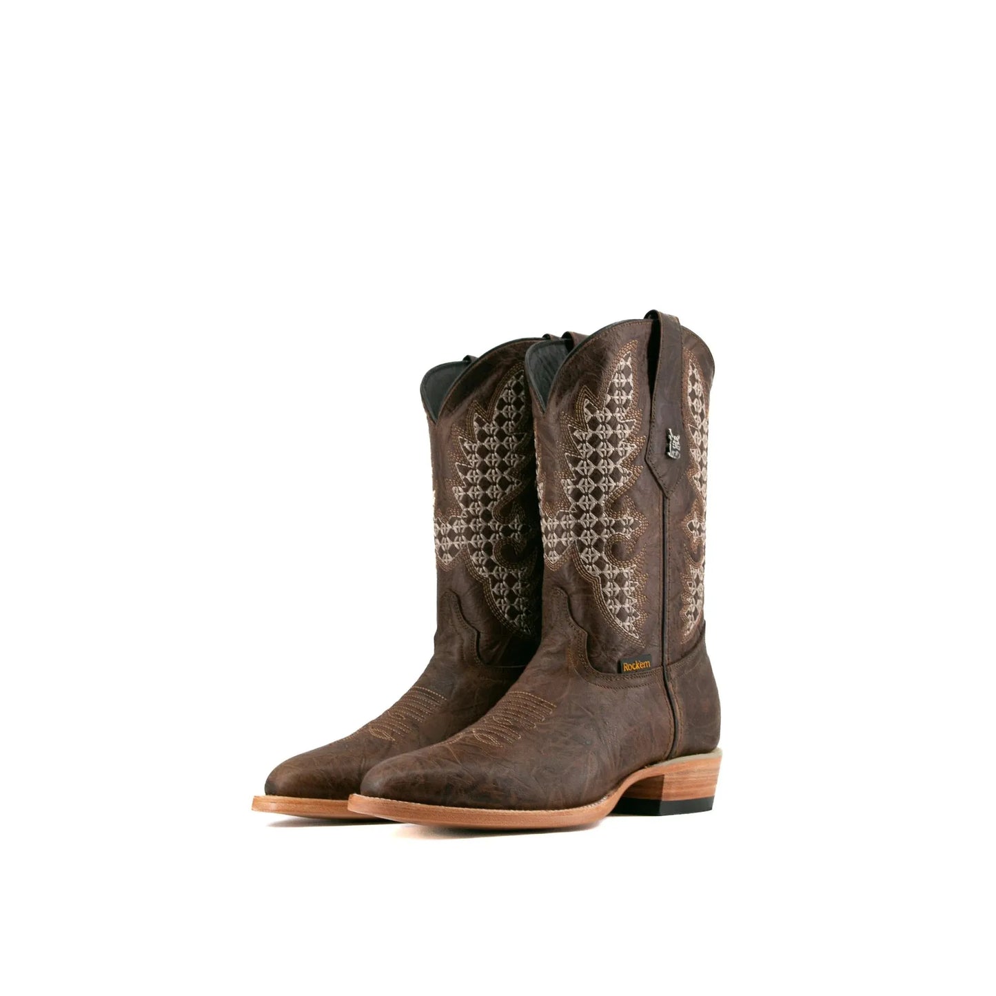 Rock'em Men's Loredo Round Toe Boot- Camel