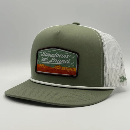 Baredown Brand Humble Flat Brim Cap