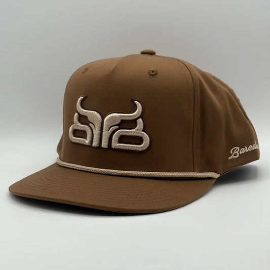 Baredown Brand Punch In Flat Brim Cap