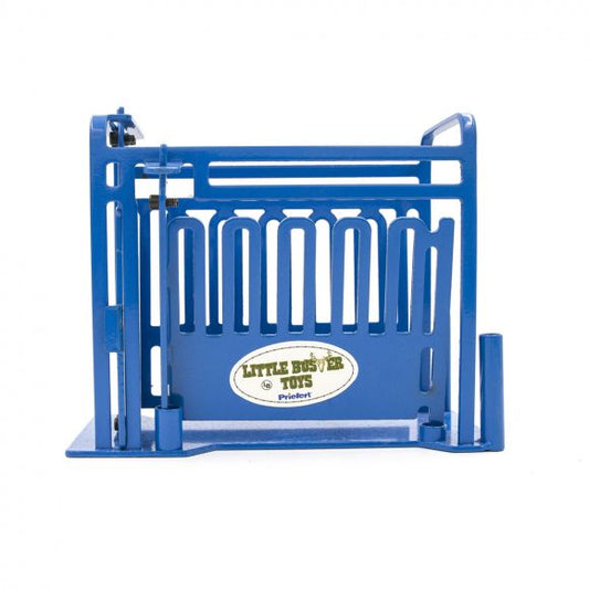 Little Buster Priefert Cattle Squeeze Chute Blue