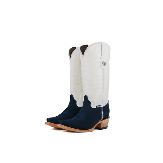 Rock'em Ladies Sierra Roughout Snip Toe -Navy