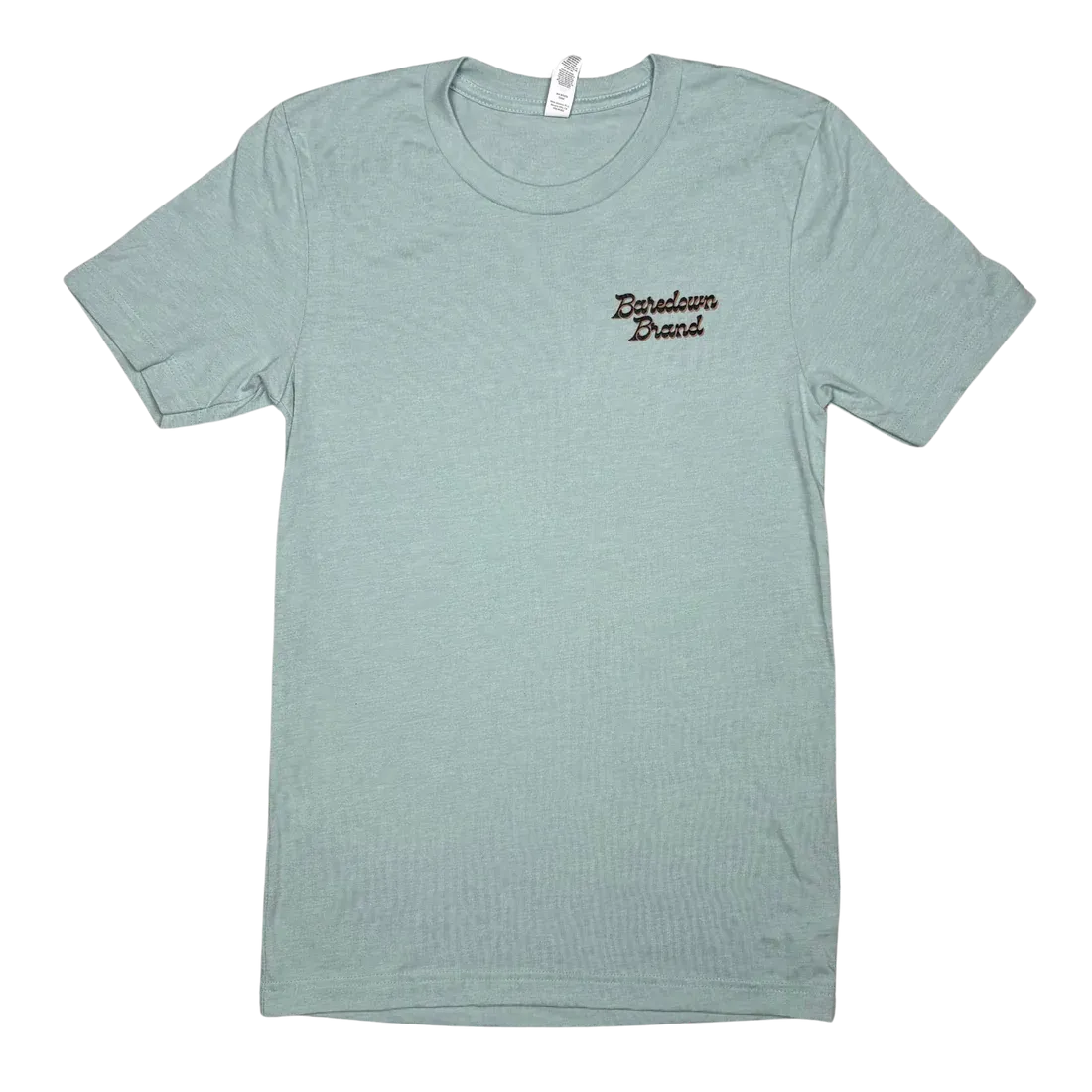 Baredown Brand Buck Off T-Shirt-Dusty Blue