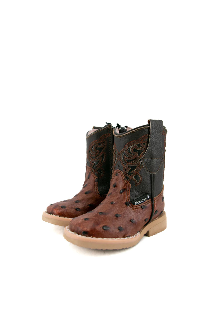Rock'em Baby Ostrich Boot - Shedron