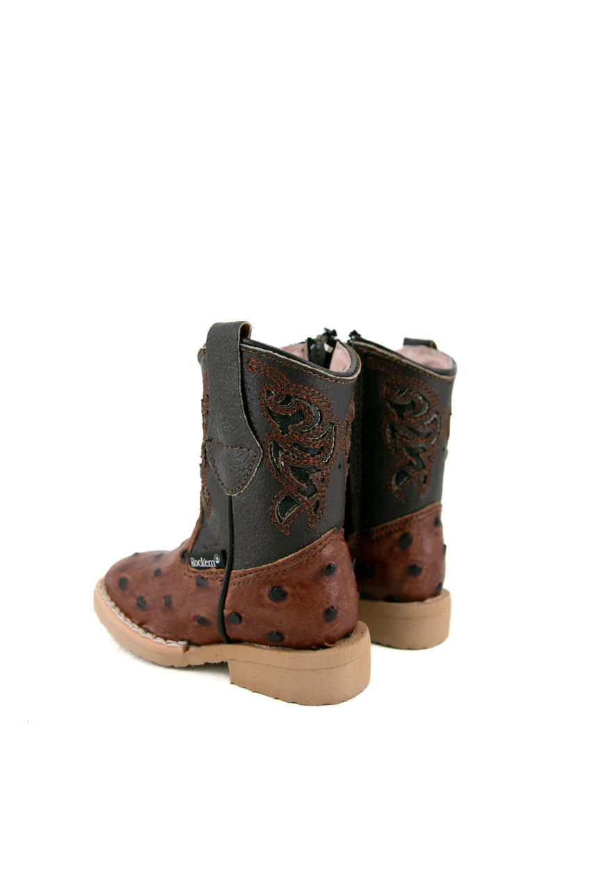 Rock'em Baby Ostrich Boot - Shedron