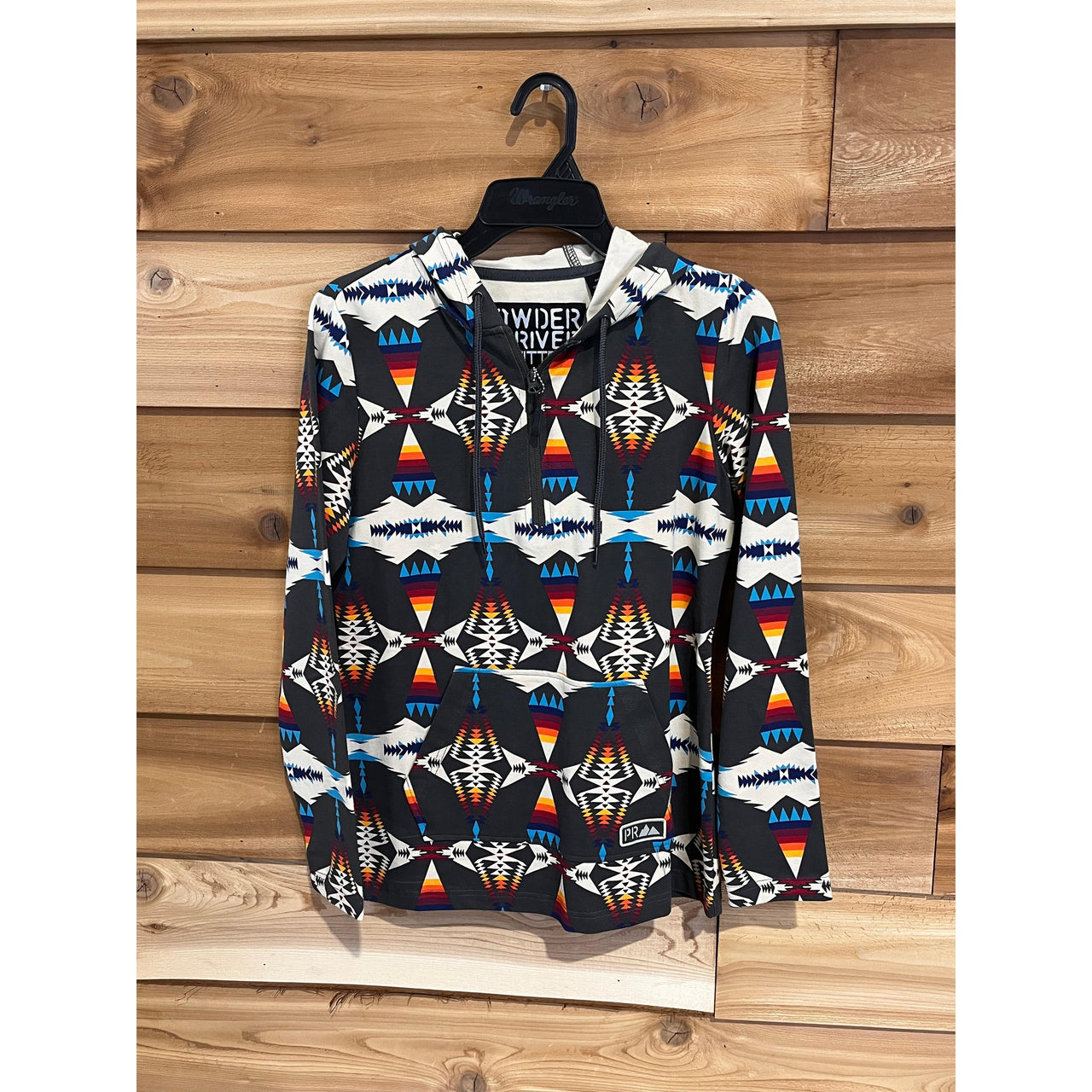 Powder River Women's Aztec Fleece Pullover Hoodie - Assorted Colours