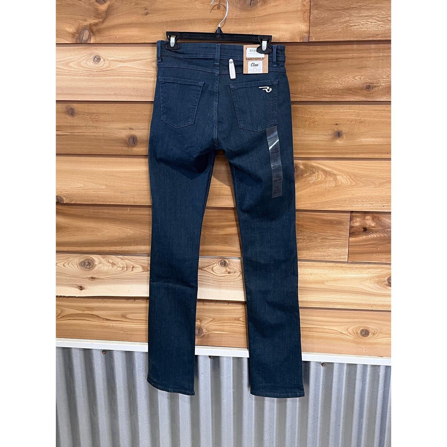 RG Cleo Boot Cut Jeans- Lime Blue