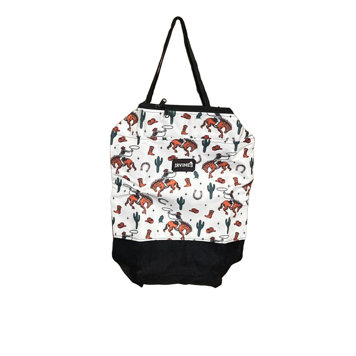 Irvine Multi Purpose Tote Back W/Mesh Bottom - Irvine Tack &amp; Western Wear