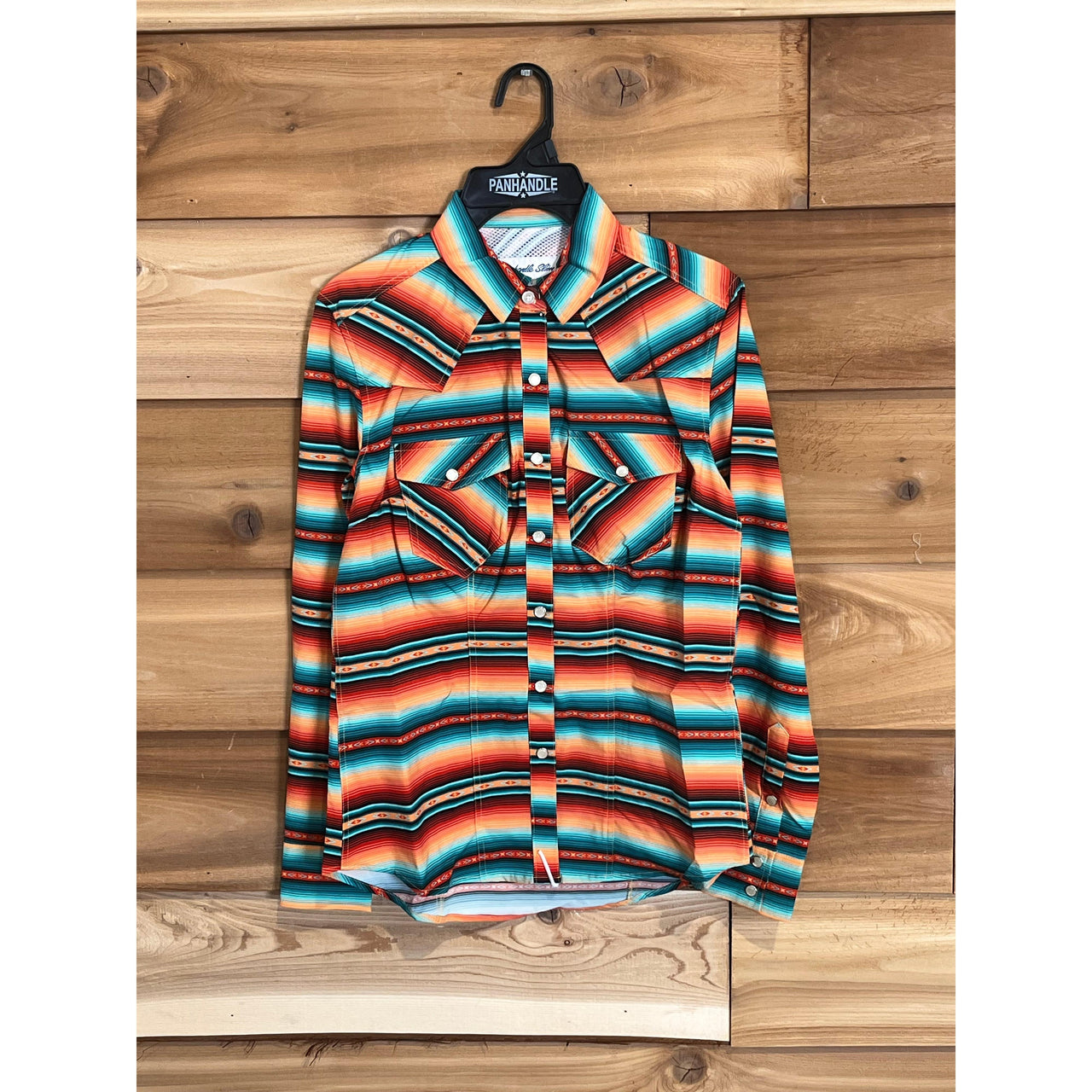 Panhandle Women's Long Sleeve Performance Shirt- Turquoise