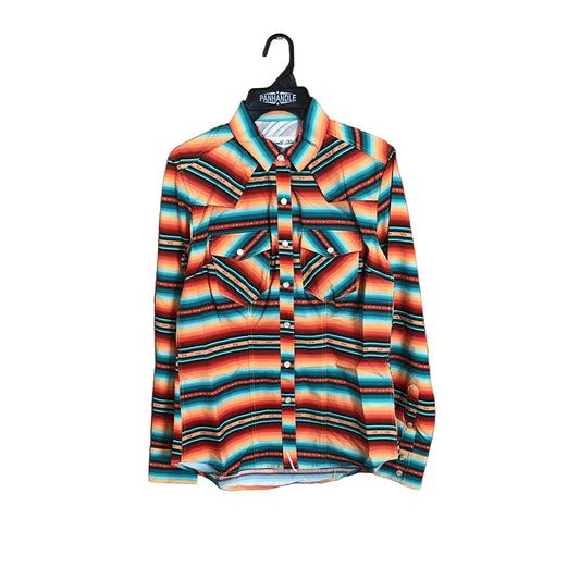 Panhandle Women's Long Sleeve Performance Shirt- Turquoise