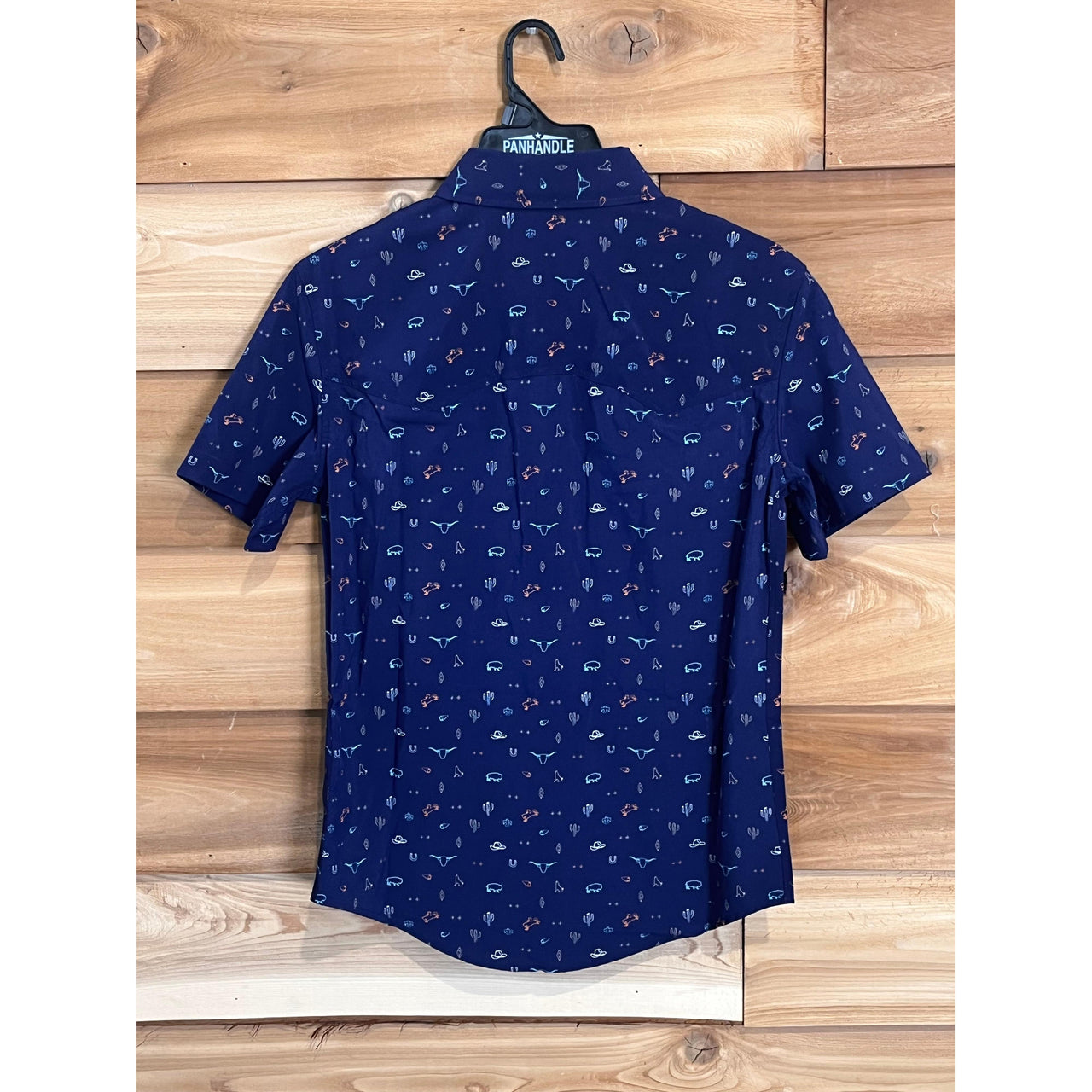 Panhandle Men's Button Up Shirt - Navy