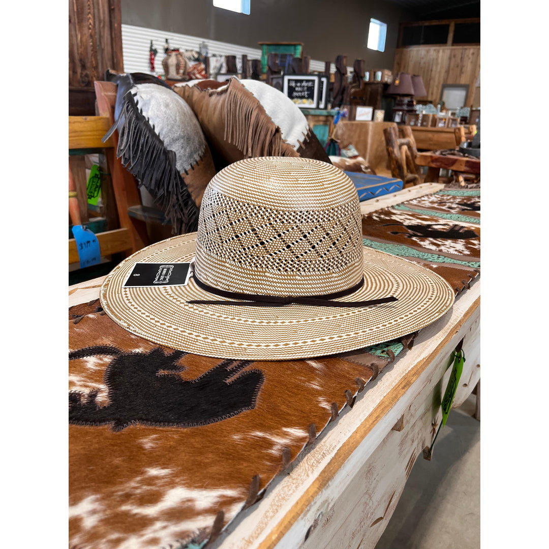 Rodeo King Open Crown Straw-Dusty