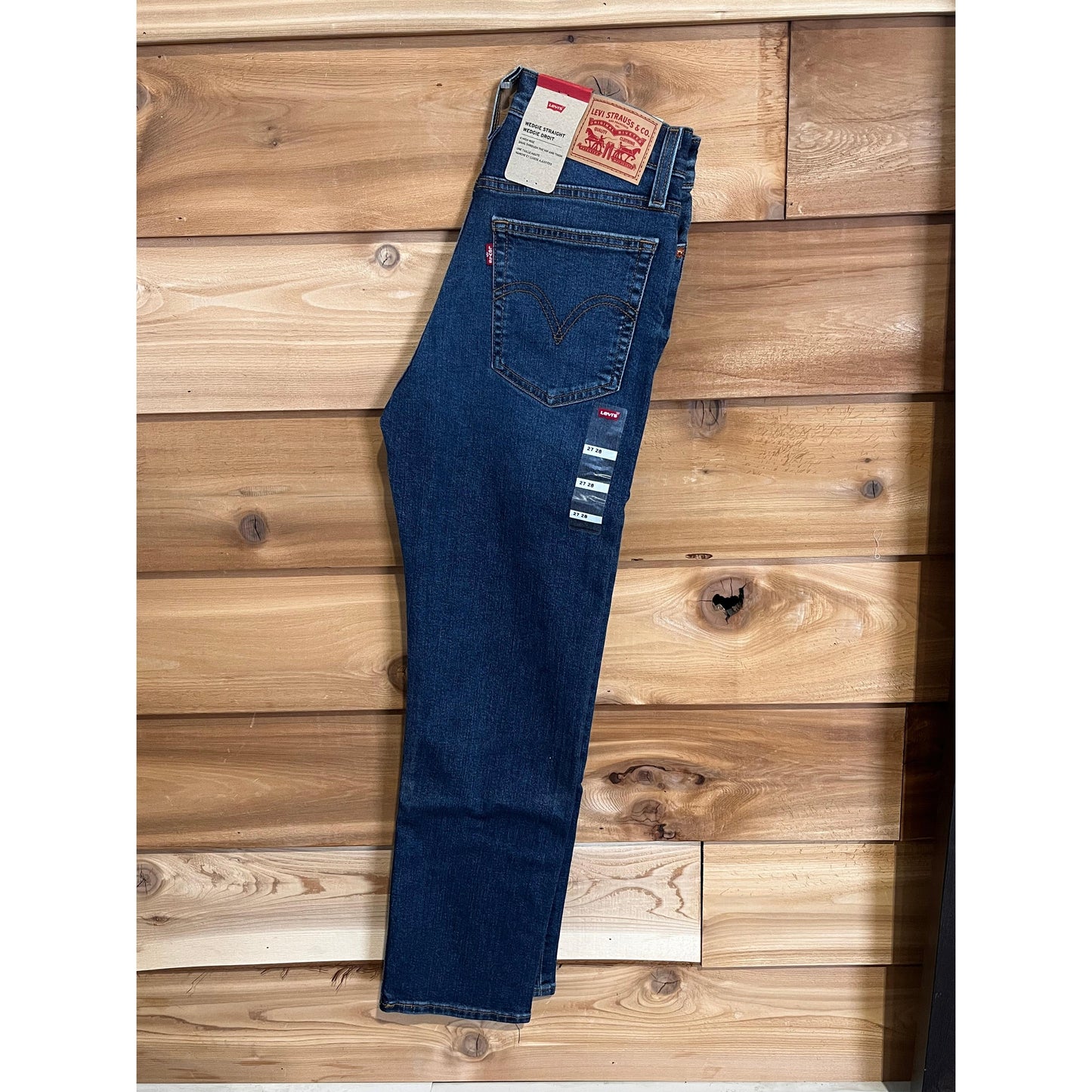 Levi's Women's Straight Leg Wedgie Here We Go Jean- Indigo