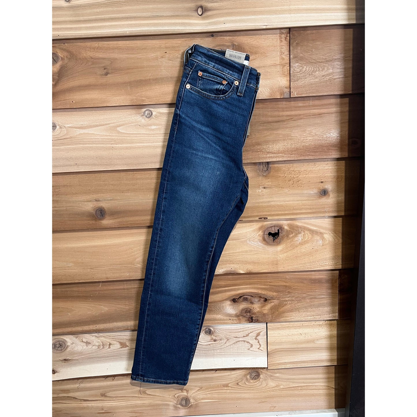 Levi's Women's Straight Leg Wedgie Here We Go Jean- Indigo